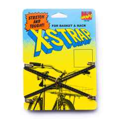 *BLUE LUG* X-strap (black)