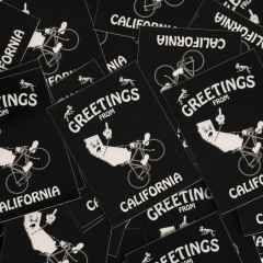 *TEAM DREAM* greetings from california sticker