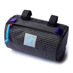 *BLUE LUG* handlebar pouch (rip black)