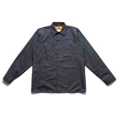 *BLUE LUG* box cut mechanic shirt (charcoal gray)