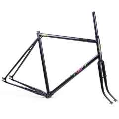 *CRUST BIKES* lightning bolt break away frame (black)