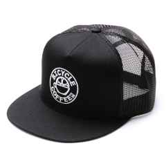 *BICYCLE COFFEE* logo mesh cap (black)