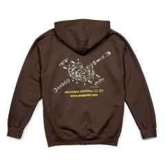 *BLUE LUG* mks pretzel zip hoodie (brown)