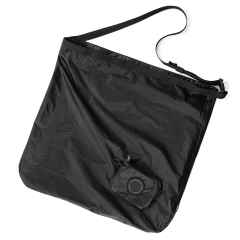 *FAIRWEATHER* packable sacoche  (black)