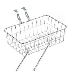 *WALD* multi fit 137 front basket (small/silver)