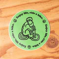 *LA MARCHE* froggy rider sticker