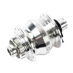 *SHUTTER PRECISION* PL-7 dynamo disc hub (silver) 