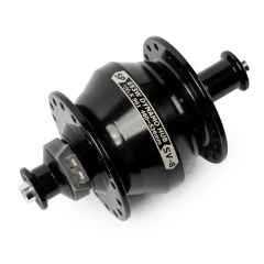 *SHUTTER PRECISION* SV-8 dynamo hub (black/32H)