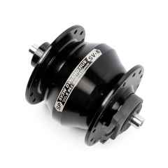 *SHUTTER PRECISION* SV-8-FC dynamo hub for Brompton (black/28H)