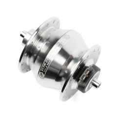 *SHUTTER PRECISION* SV-8-FC dynamo hub for Brompton (silver/28H)