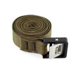 *AUSTERE MANUFACTURING* 3/4inch coyote cam strap (black/raw)