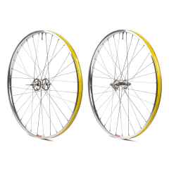 *CRUST BIKES* rim brake wheelset (polish/100/135mm)