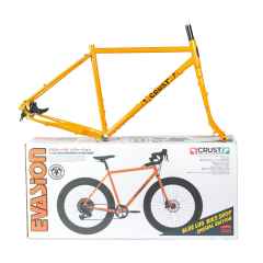*CRUST BIKES* evasion frame (orange speckle)