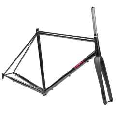 *CRUST BIKES* EPO ENVE frame set (silver flake metallic black)