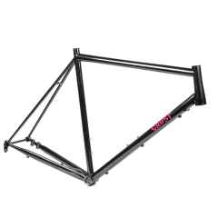*CRUST BIKES* EPO frame without fork (silver flake metallic black)