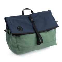 *FAIRWEATHER* brompton bag (wax navy/blue)