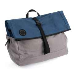 *FAIRWEATHER* brompton bag (wax indigo/gray)