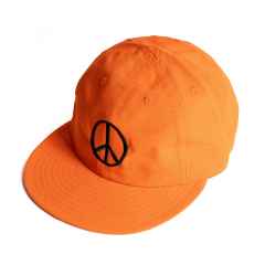 *PEACE SPORTS* peace world cap (orange/mark)