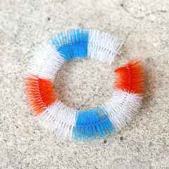 *BLUE LUG* hub hair (tricolore)