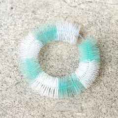 *BLUE LUG* hub hair (light blue/white)