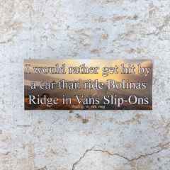 *CALLING IN SICK* hit by a car sticker