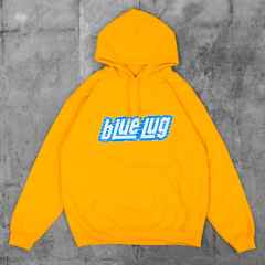 *BLUE LUG* glow letter hoodie (gold)