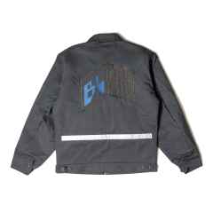 *JEFFREY SINCICH×BLUE LUG* window grate reflective jacket (charcoal)