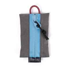 *BLUE LUG* kozeni pouch (ecopak gray/light blue)