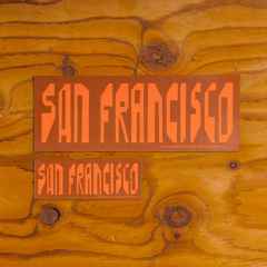 *JEFFREY SINCICH×BLUE LUG* san francisco sticker 