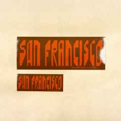 *JEFFREY SINCICH×BLUE LUG* san francisco sticker 