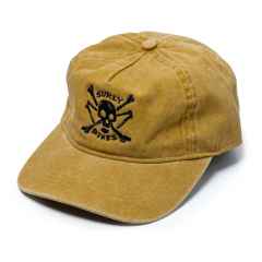 *SURLY* skullet strap back hat (mustard)