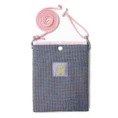 *BLUE LUG* mini sacoche (padding blue check)
