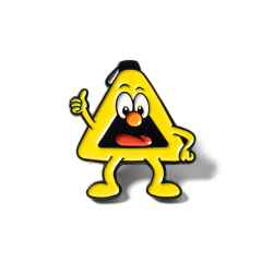 *BLUE LUG* onigirikun pins (yellow)