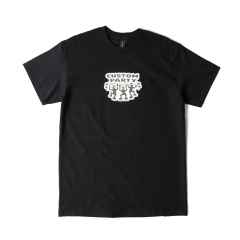 *BLUE LUG* custom party t-shirt (black)