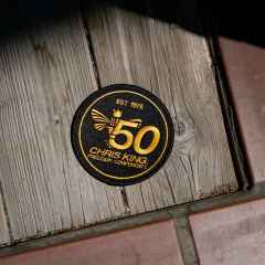 *CHRIS KING* 50th anniversary patch 