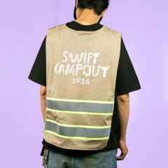 *SWIFT INDUSTRIES×BLUE LUG* campout 2026 safety vest (beige)