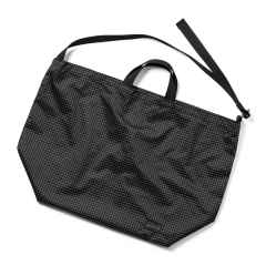 *BLUE LUG* 137 tote bag (x-grid/black)