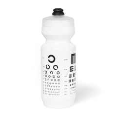 *BLUE LUG* vision test water bottle (white)