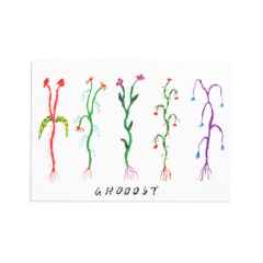 *GHOOOST* transfer sticker (flowerz)
