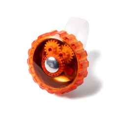 *BL SELECT* crystal bell (clear orange)
