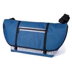*BLUE LUG* the messenger bag (custom/grid rip/blue)