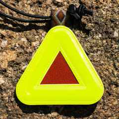 *CAMP AND GO SLOW×BLUE LUG* triangle reflector (western rattler)
