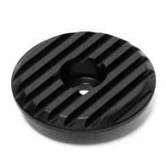 *SHOVEL RESEARCH* TC-1 aluminum top cap (black)