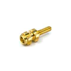 *PAUL* baby groovy barrel adjusters (brass/single)