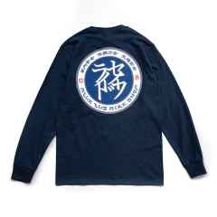 *BLUE LUG* safe ride long sleeve t-shirt (navy)