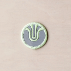 *ULTRADYNAMICO* reflective patch (round mark)