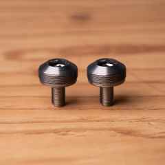 *BLUE LUG* bumpy crank cap set (pewter)