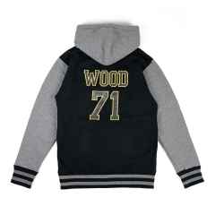 *PHILWOOD* 50th anniv letterman hoodie (black)