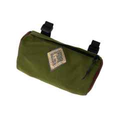 *ATMOSPHERE MOUNTAIN WORKS* handlebar tube bag (small/olive/brown)