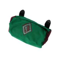 *ATMOSPHERE MOUNTAIN WORKS* handlebar tube bag (small/green/wine)